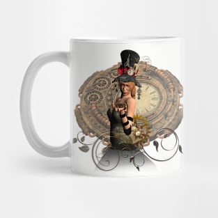 Steampunk, wonderful steampunk women Mug